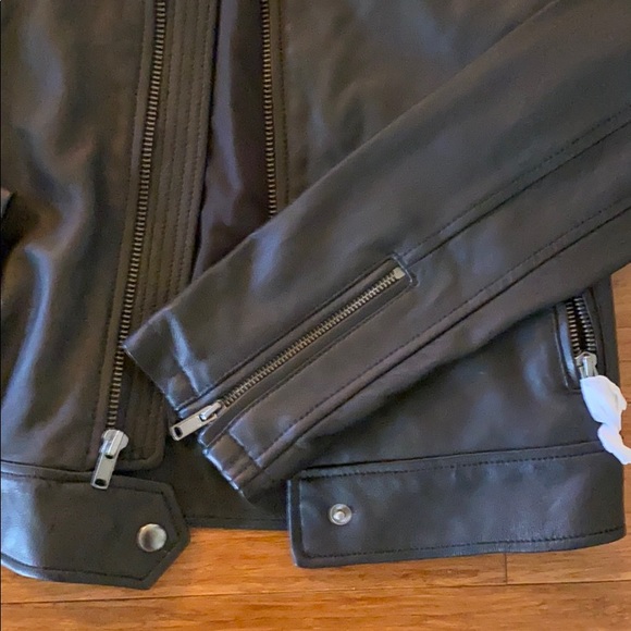 Gap Leather Jacket Size XS - Picture 3 of 5